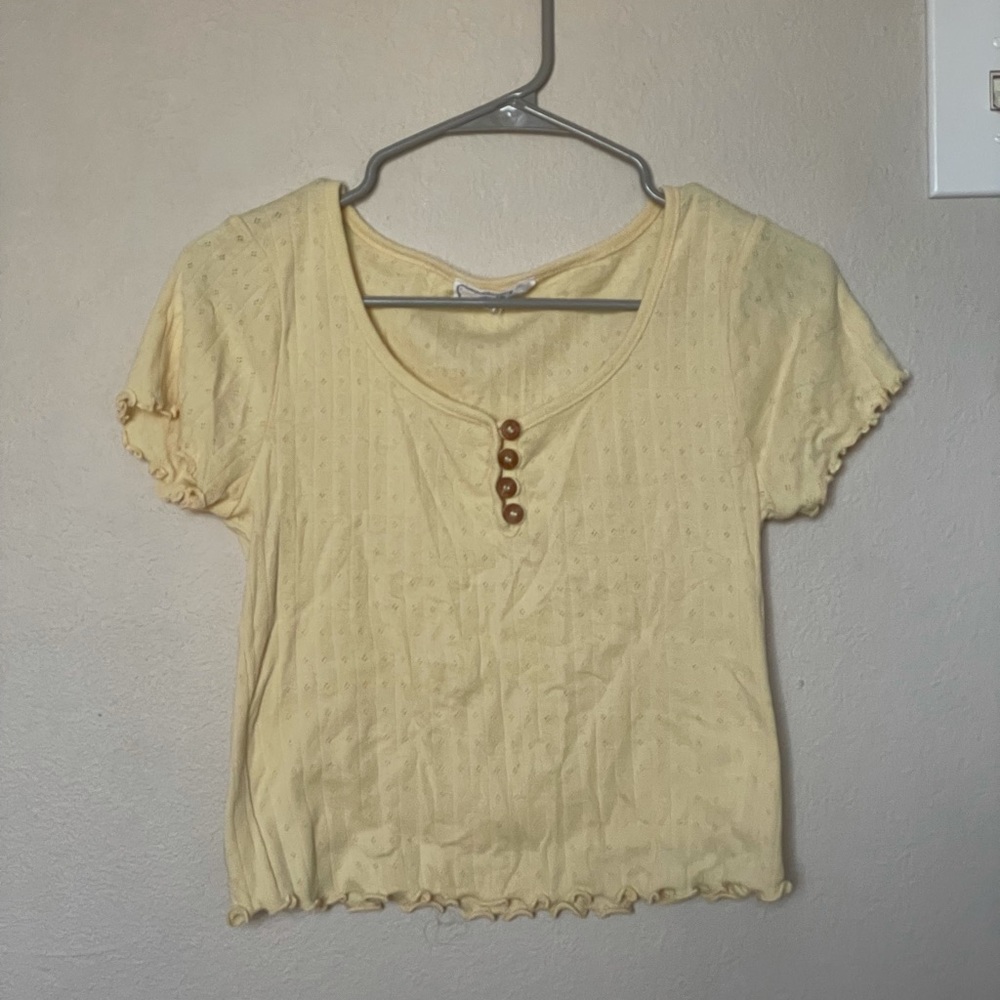 Yellow baby tee